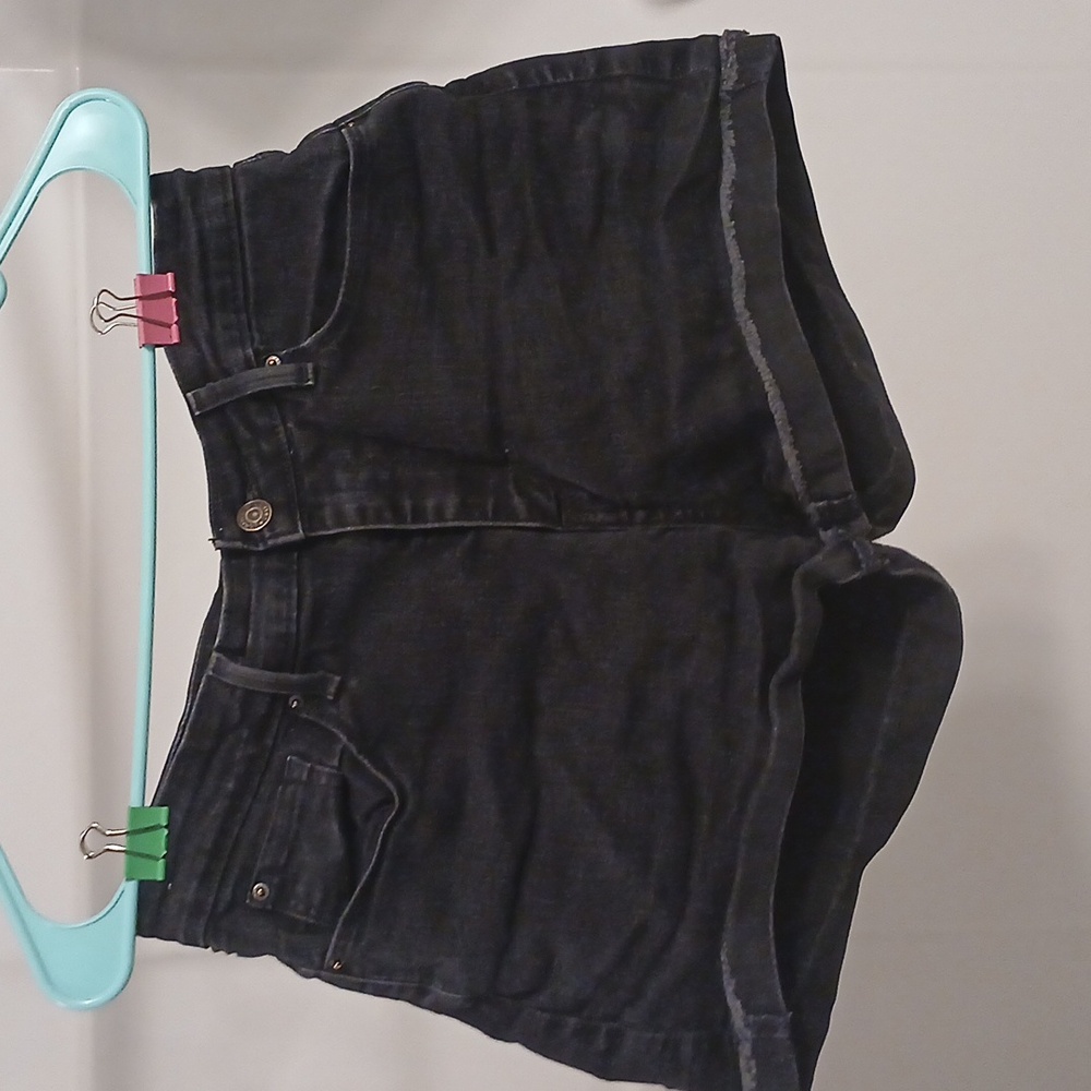 Levi Strauss Black Jean Shorts